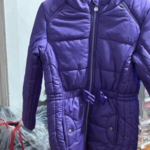 Purple Kids Puffer Jacket